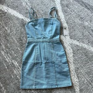 hollister denim dress